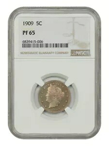 1909 5C NGC PR65 - リバティ ニッケル|WORLD RESOURCE【KING店】