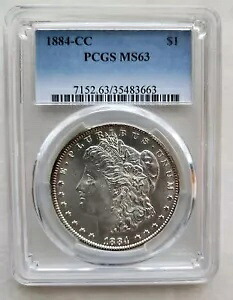 1884-CC PCGS MS63 モルガン シルバー ダラー｜WORLD RESOURCE【KING店】