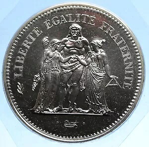 1974 フランス ラージ HERCULES モットー ヴィンテージ シルバー 50 フラン フランス コイン i104794|WORLD RESOURCE【KING店】
