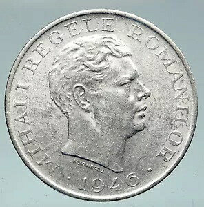 1946 ルーマニア マイケル 1 世 ルーマニア レディ バード アンティーク シルバー 100000 レイ コイン i91523｜WORLD RESOURCE【KING店】 206,800円