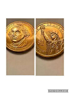 2007 P Pos A 大統領ゴールド ダラー コイン 初代大統領ジョージ ワシントン｜WORLD RESOURCE【KING店】 205,700円