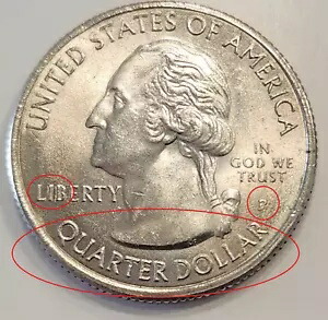 楽天市場】1965年クォーター、ミントマークなし、希少25セント硬貨