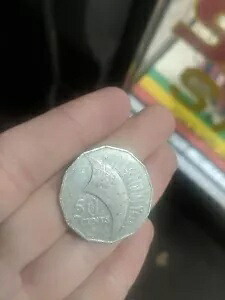 オーストラリアのレアな50セントコイン