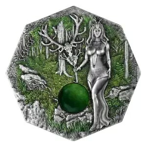 2023 2 オンス ゲルマニア魔術シーレス銀貨 (UHR)