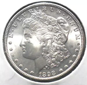 1898-O 米国モルガン シルバー ダラー $1 未流通 90% シルバー ナイス コイン