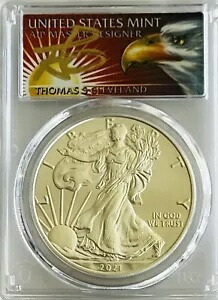 2021 シルバー アメリカン イーグル T1 ファースト ストライク PCGS-MS70 トーマス クリーブランド 1-1000