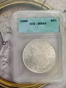 1886 モーガン シルバー ダラー ICG MS64 TP-6549 55,440円