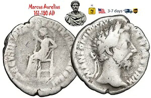 古代ローマ帝国コイン シルバー デナリウス マルクス アウレリウス 161 180 AD #31940 57,420円