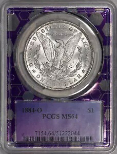 1884-O モーガン シルバー ダラー $1 PCGS MS64 スペシャル ホルダー