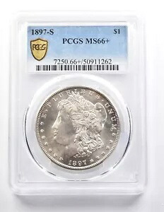 1897-S モーガン シルバー ダラー MS66+ PCGS PQ *3744｜WORLD RESOURCE【KING店】