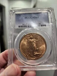 1915 PCGS MS63 セントゴーデン ダブルイーグル｜WORLD RESOURCE【KING店】