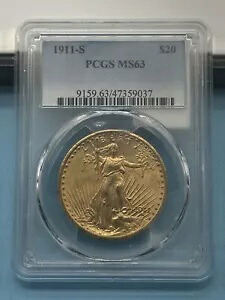 1911-S セントゴーデンス PCGS MS63｜WORLD RESOURCE【KING店】