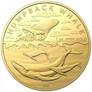 南極準州ザトウクジラ 金貨 (2nd) 2023 - オーストラリア - 1 オンス ST-｜WORLD RESOURCE【KING店】