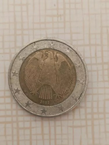 2ユーロ硬貨 ドイツ 2? BRD 2002 Fモデル 非常にレア｜WORLD RESOURCE【KING店】