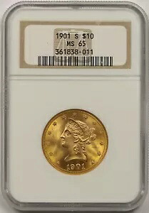 1901-S $10 NGC MS 65 リバティ ヘッド ゴールド イーグル｜WORLD RESOURCE【KING店】 971,740円
