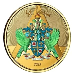 1オンス 2023 ルチア EC8 -紋章金貨-｜WORLD RESOURCE【KING店】