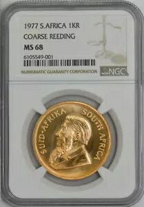 1977 南アフリカ クルーガーランド コース リード MS68 NGC 944174-1｜WORLD RESOURCE【KING店】 1,006,005円