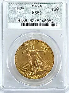 ドイリー-----1927 PCGS MS 62 $20 ダブルイーグル ドイリー｜WORLD RESOURCE【KING店】