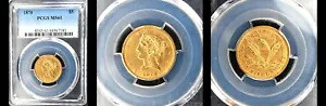1878 $5 PCGS MS61-POP 46 のみ 157 ファイン リバティ ヘッド ハーフ イーグル ---｜WORLD RESOURCE【KING店】