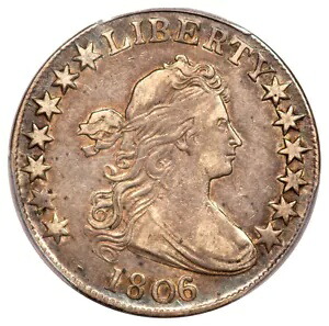 1806/5 50C O-101 ドレープバスト ハーフダラー PCGS XF45