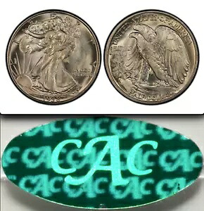 1938-D PCGS MS66 CAC ウォーキング リバティ ハーフダラー最低鋳造品 50C 1922 年から現在まで!