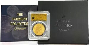 1904 ゴールド US $20 リバティ ダブル イーグル PCGS ミントステート 64+ フェアモント コレクション
