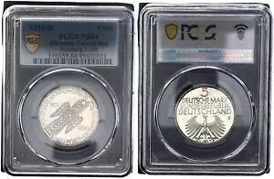 BRD 5 マーク 1952 ゲルマン博物館 J-388 PR64 ポリッシュ プレート 119427