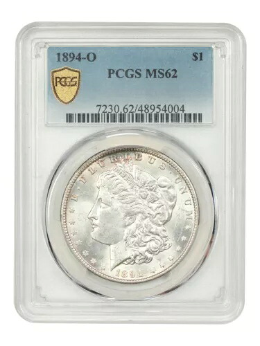 1894-O $1 PCGS MS62 - モルガン ドル - ニューオーリンズ産のベターデート