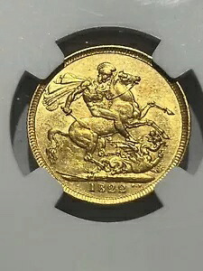 1822 英国ジョージ 4 世ゴールド ソブリン コイン 1S - NGC 未流通詳細 (UNC MS)｜WORLD RESOURCE【KING店】