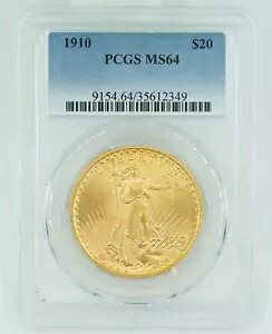 1910 PCGS MS64 セントゴーデン ダブルイーグル