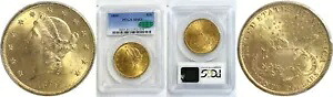 1899年 $20 リバティゴールド PCGS MS-63 CAC
