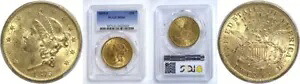 1875-S $20 リバティ ゴールド PCGS MS-61｜WORLD RESOURCE【KING店】