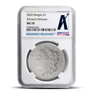 2023 モルガン シルバー ダラー コイン NGC MS70 先行リリース|WORLD RESOURCE【KING店】