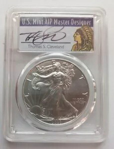 2020 ASE $1 PCGS MS70 FS 1/1000 トーマス クリーブランド ネイティブ ラベル 1オンス シルバー コイン|WORLD RESOURCE【KING店】