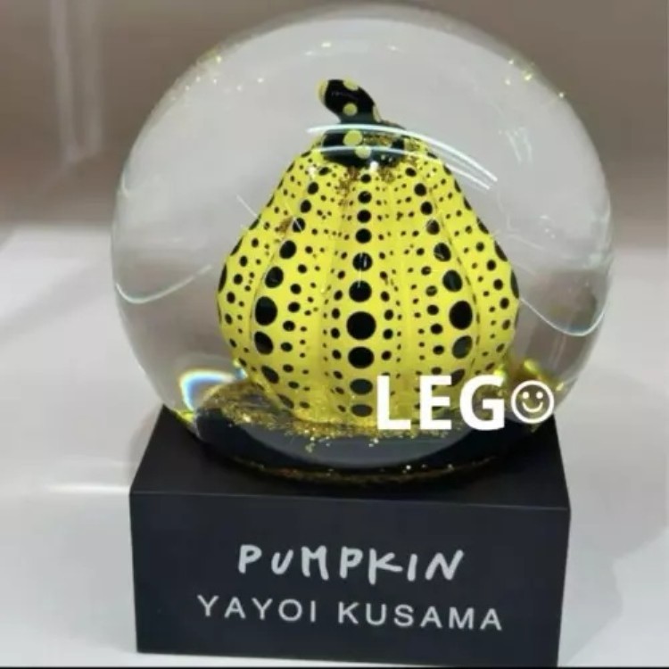 楽天市場】草間彌生 オブジェ スノードーム かぼちゃ : WORLD RESOURCE