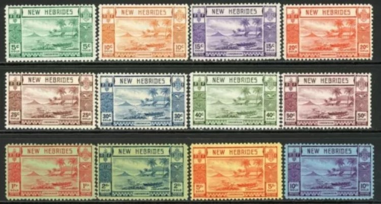 ニューヘブリディーズ 1938 SG.52-63 U/M