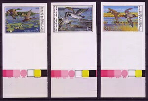 ロシア 1990 ミシェル 6099-6101 U IMPERFORATED! MNH | 動物 鳥 アヒル ENTEN