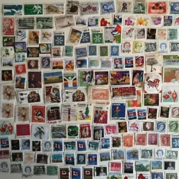 カナダ切手コレクション - 200~2500種類の切手