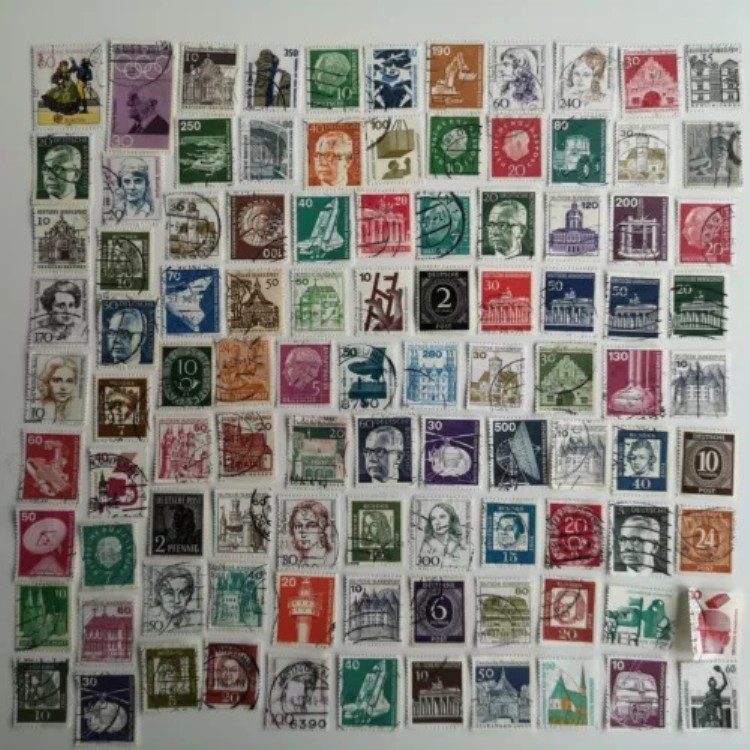 西ドイツ郵便1945年切手コレクション - 100～2500種類
