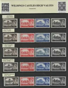 ワイルディングキャッスルズ高価値（MNH）優れた品質