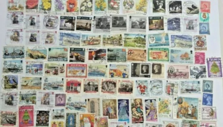 マン島切手コレクション - 50～2000種類の切手