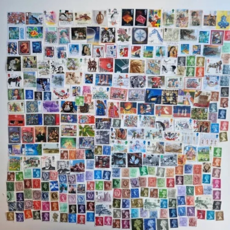 イギリス切手コレクション - 300～5000種類の切手