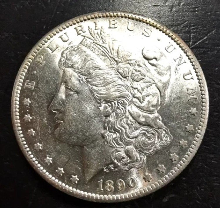 1890-S 1ドル モルガン銀貨 BU - 90% 銀