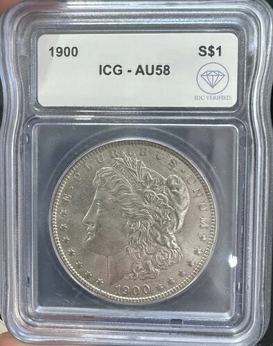 1900年モルガン・ダラー ICG AU58 IDC 検証済み 52,800円