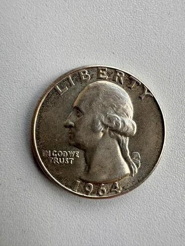 楽天市場】【銀貨】アメリカ ワシントン 1/4ドル(25セント)銀貨 1958年