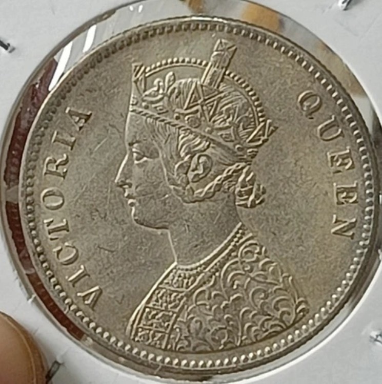 楽天市場】PCGS AU-D 1882年 インド ルピー銀貨 1882 英領インド