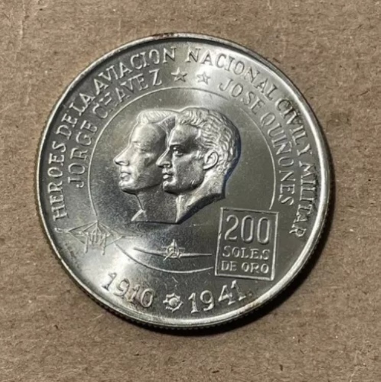 楽天市場】【ペルー】 日本・ペルー修好100周年 100ソル銀貨 1973年 未