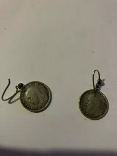 ジョージ5世 1931年 銀貨 ピアス画像