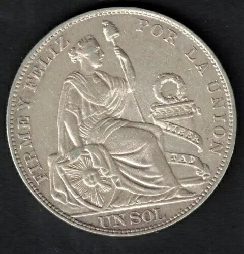 楽天市場】ペルー大型銀貨 日本・ペルー修好100周年 100ソル銀貨 1973