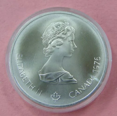 楽天市場】1975年カナダ10ドル 0.925銀貨?エリザベス2世?オリンピック